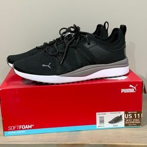 NWT! Mens Black Puma Pacer Next Apex Tennis Shoes Size 11.
